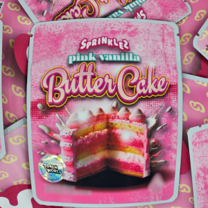 Pink Vanilla Butter Cake